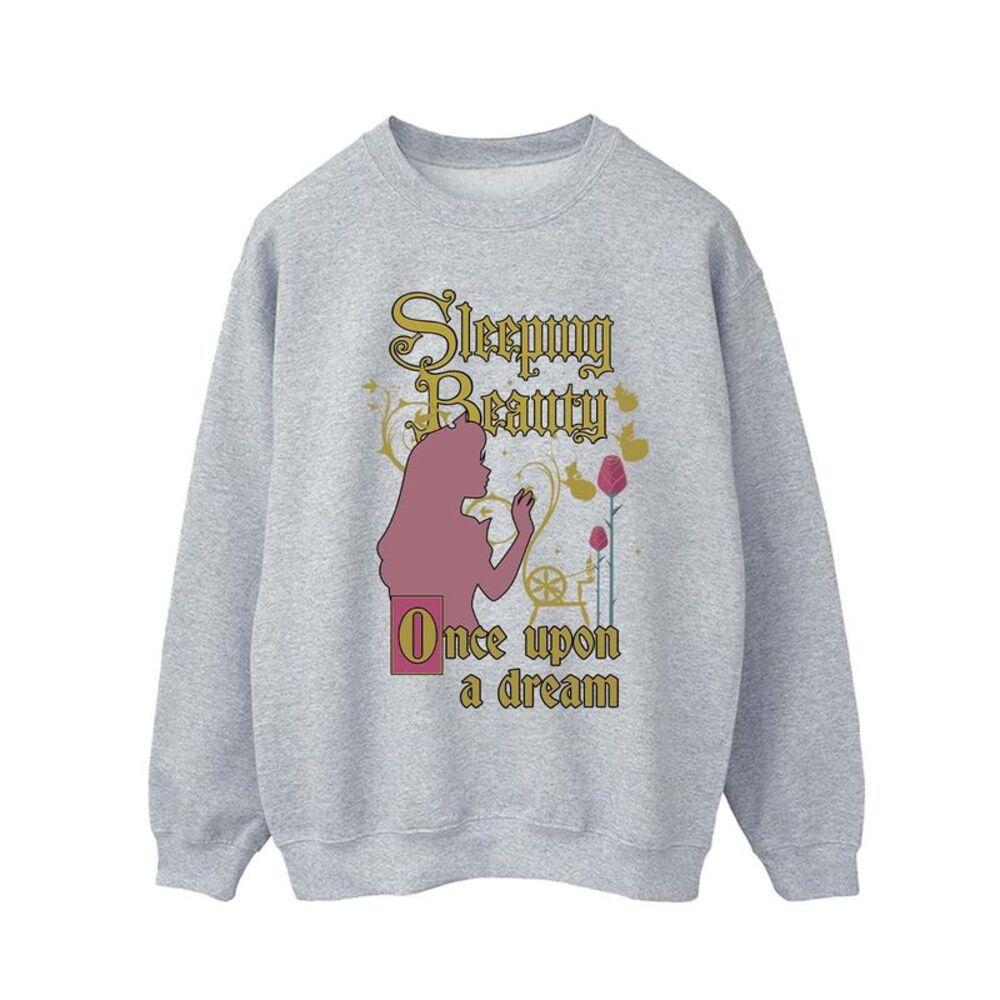 Sleeping Beauty Mens Once Upon A Dream Disney Sweatshirt / Sport Grey